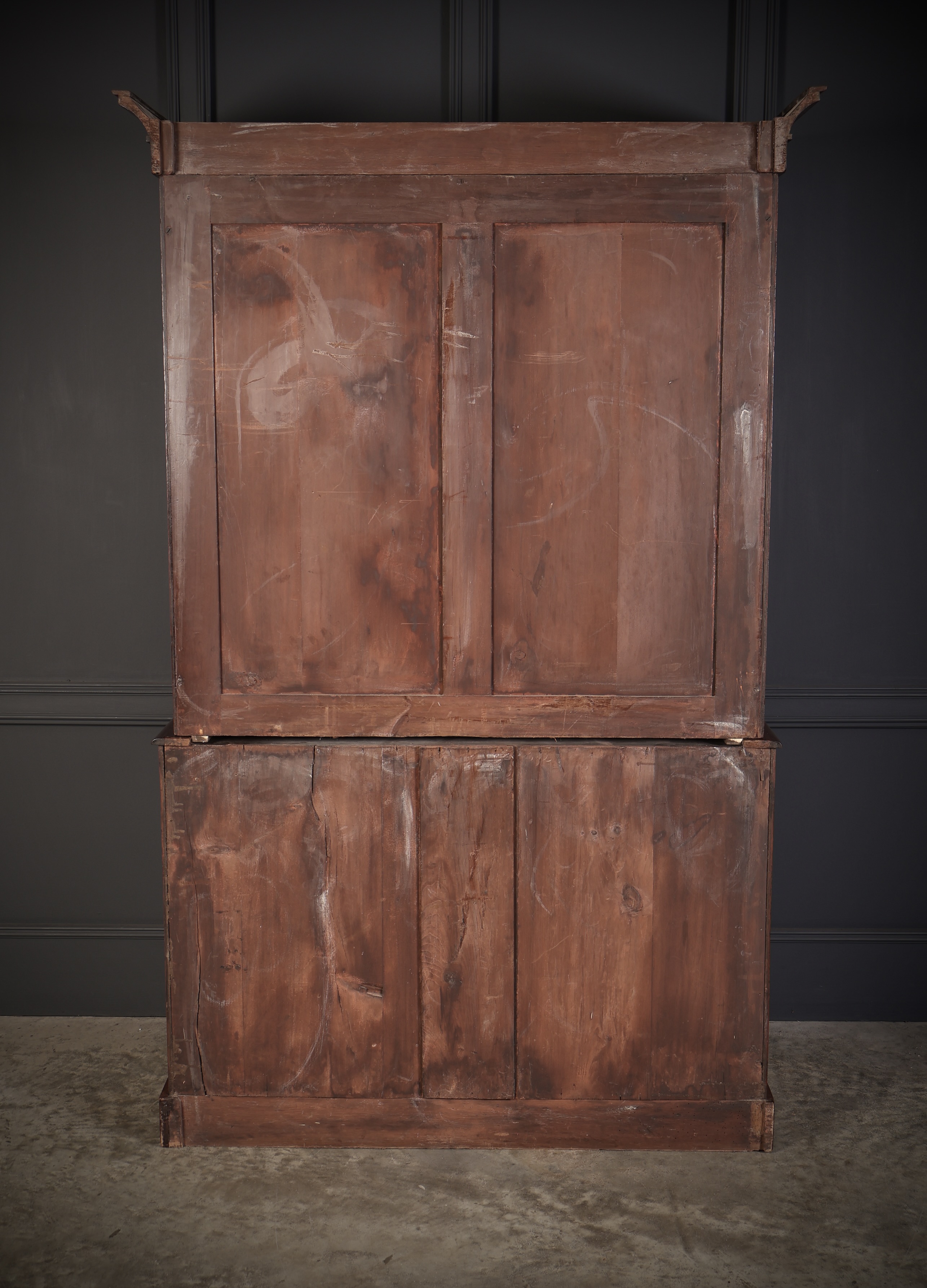 Early Victorian Mahogany Linen Press Cupboard 19th century Antique Cupboards 13